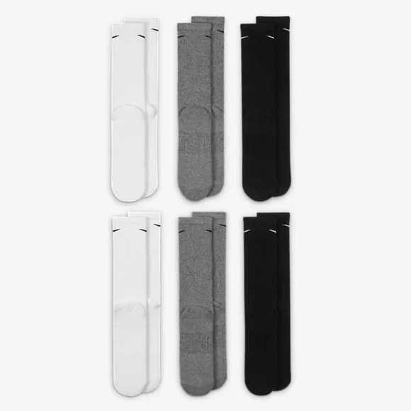 NIKE 
Training Crew Socks (6 Pairs)
Nike Everyday Cushioned

NWT - Picture 5 of 16